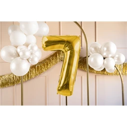 Lufi 7-es szám fólia 72 cm világos arany