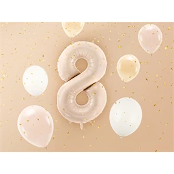 Lufi 8-as szám fólia 72 cm sötét bézs