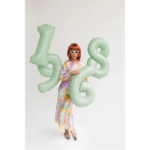 Lufi 8-as szám fólia 72 cm zöld