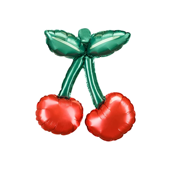 Lufi cseresznye girlandhoz 28x31 cm mix S/3