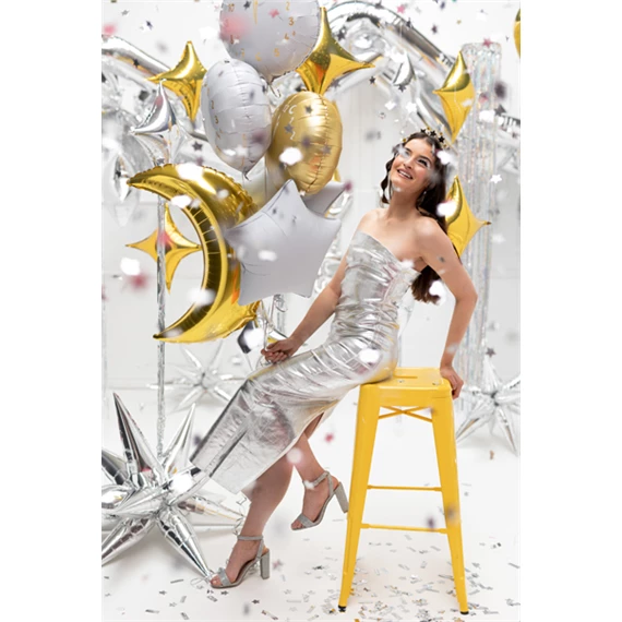 Lufi csillag fólia 48 cm fehér