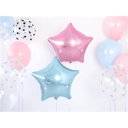 Lufi csillag fólia 48 cm világos rózsaszín