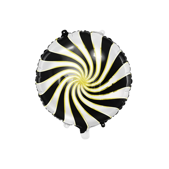 Lufi cukorka fólia 35 cm fekete