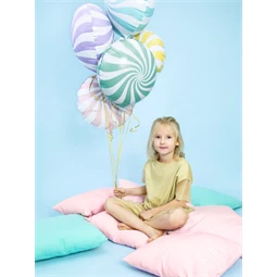 Lufi cukorka fólia 35 cm menta