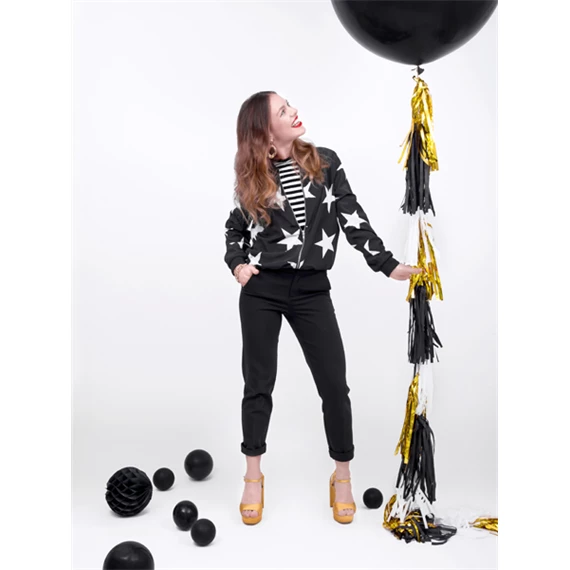 Lufi erős 12 cm pasztell fekete S/100