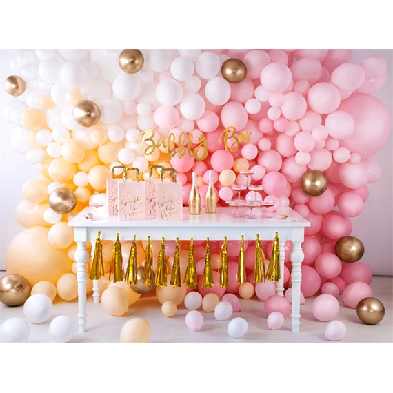 Lufi erős 12 cm pasztell világos barack S/100