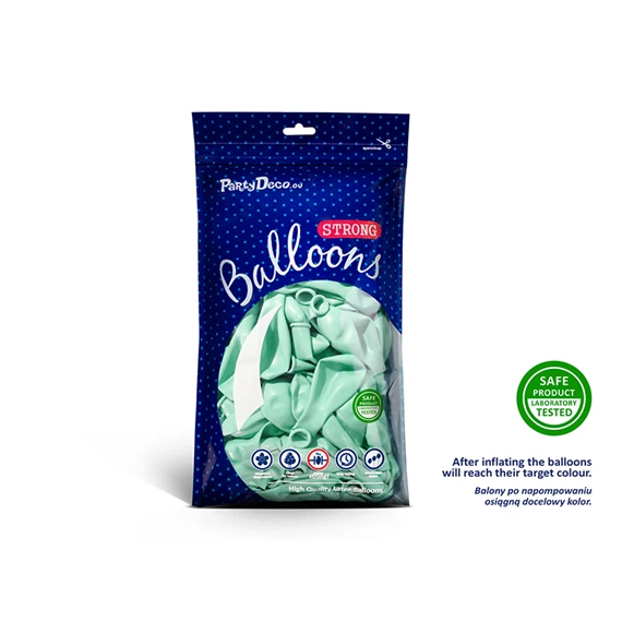 Lufi erős 23 cm pasztell világos menta S/100