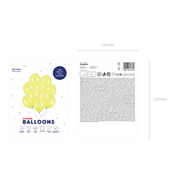 Lufi erős 27 cm pasztell citromhéj S/10