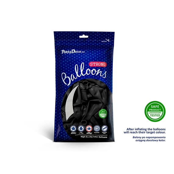 Lufi erős 30 cm pasztell fekete S/50