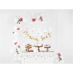 Lufi erős 30 cm pasztell tiszta fehér S/50