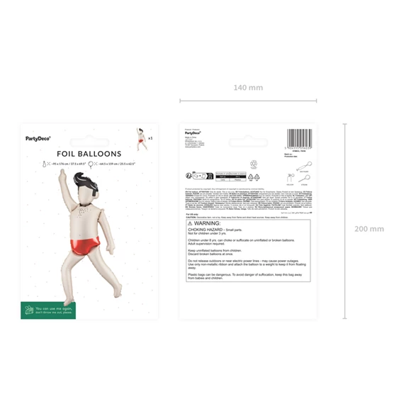 Lufi figura fólia 64.5x159 cm mix