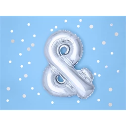 Lufi & fólia 35 cm ezüst