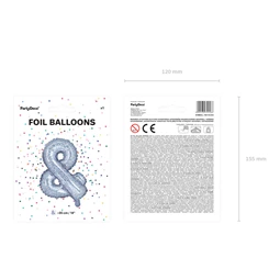 Lufi & fólia 35 cm irizáló