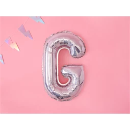 Lufi g betű fólia 35 cm irizáló