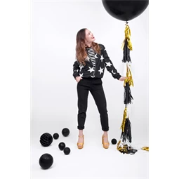 Lufi kerek 1 m pasztell fekete