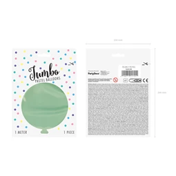 Lufi kerek 1 m pasztell pisztácia