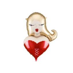 Lufi lány fólia 57x74,5 cm mix