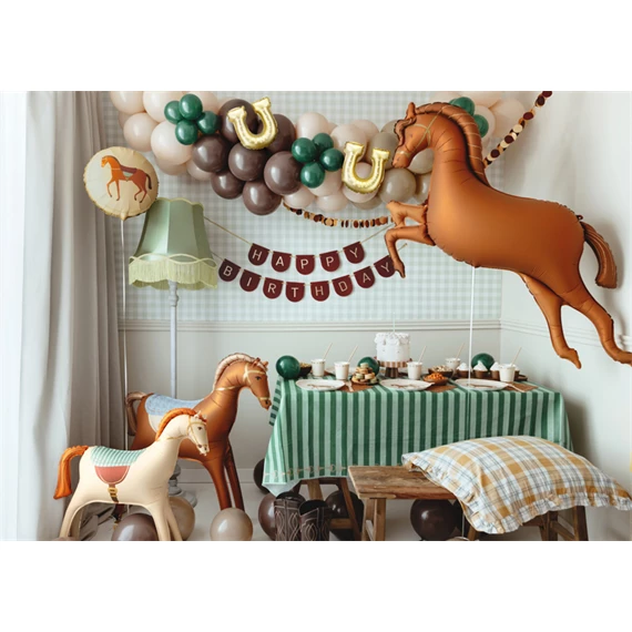 Lufi ló fólia 45 cm színes