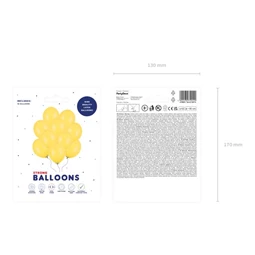 Lufi műanyag 30cm sárga S/10