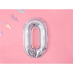 Lufi o betű fólia 35 cm irizáló