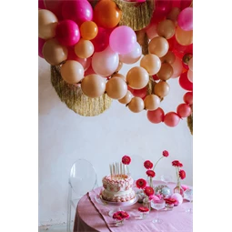 Lufi összekapcsolható 33 cm világos rózsaszín S/20