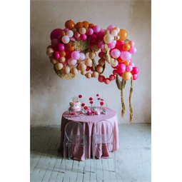 Lufi összekapcsolható 33 cm világos rózsaszín S/20