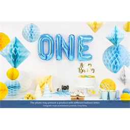 Lufi p betű fólia 35 cm kék