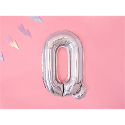 Lufi q betű fólia 35 cm irizáló