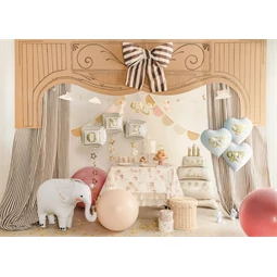 Lufi szív alakú `Egy` 45 cm világoskék