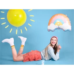 Lufi szivárvány fólia 55x40 cm mix