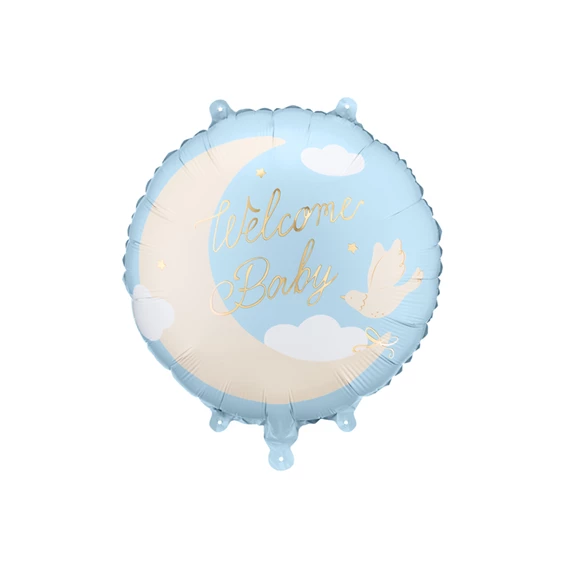 Lufi tablet Welcome Baby 35x35 cm világoskék