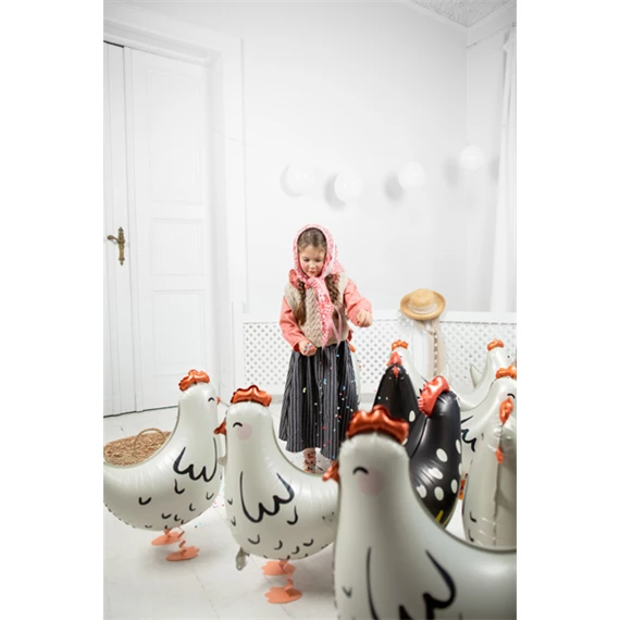 Lufi tyúk fólia 48x60 cm mix