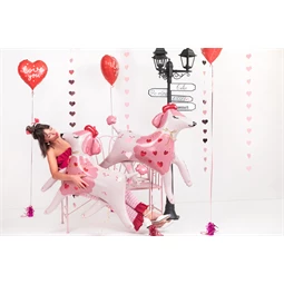 Girland szívek rózsaarany 3,5 m