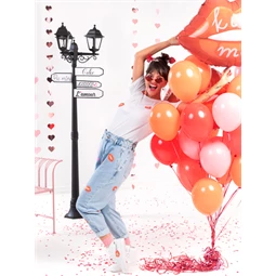 Girland szívek rózsaarany 3,5 m