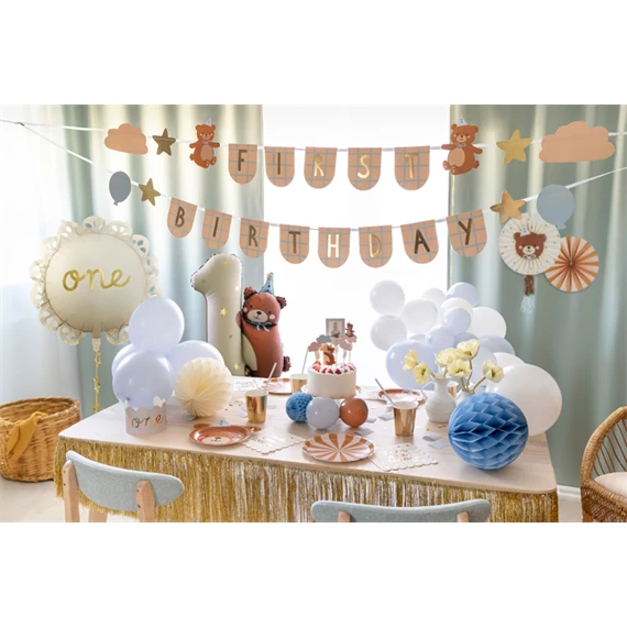 Dekorációs rozetta maci, szett, 30-35 cm S/2