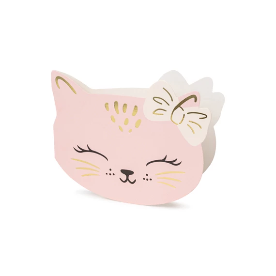 Meghívók cica, 13x10 cm, vegyes S/6