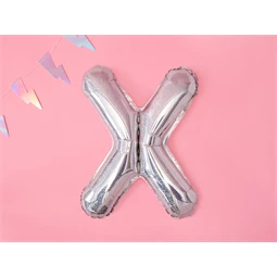 Lufi x betű fólia 35 cm irizáló