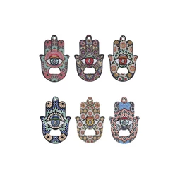 Mágnes sörnyitóval 7,5x0,7x11,5 cm 6 féle