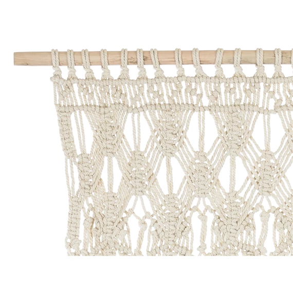 Makramé törtfehér 94,5x171 cm