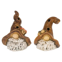 Manó kalapban, LED-es 10,4x8,7x13,2 cm 2 féle