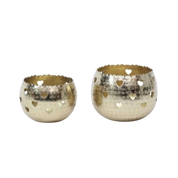 Mécsestartó 12x12x10 cm S/2