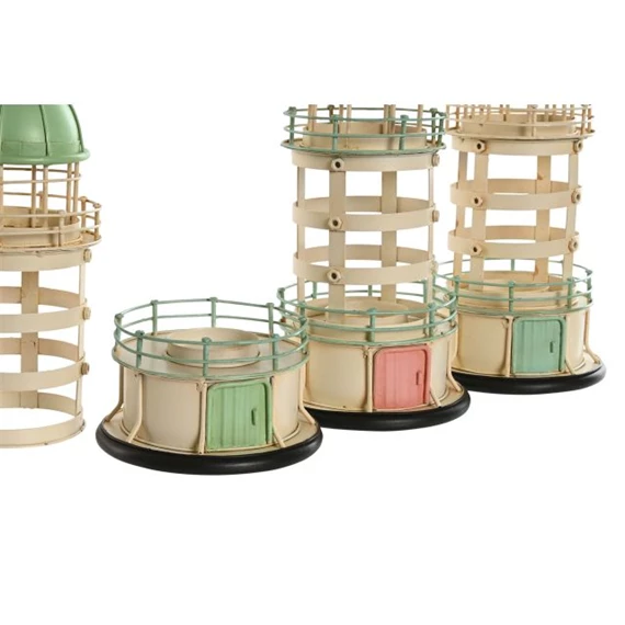 Mécsestartó világítótorony 13x13x27,5 cm 3 féle