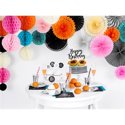 Méhsejt dekor gömb fekete 10 cm