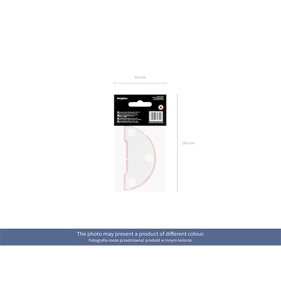 Méhsejt dekor gömb sárga 10 cm