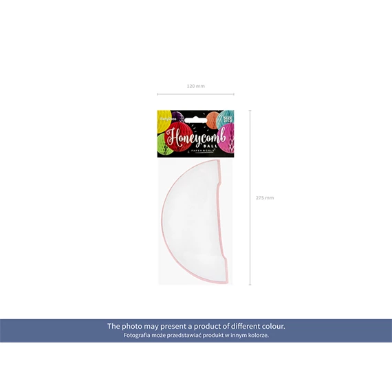 Méhsejt dekor gömb világos menta 20 cm