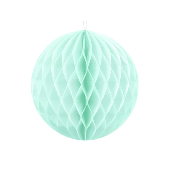 Méhsejt gömb világos menta 10 cm