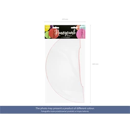 Méhsejt dekor gömb világoskék 40 cm