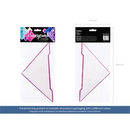 Méhselyem gyémánt világoskék 30 cm