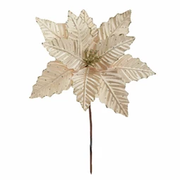 Mikulásvirág glitteres, betűzős 30 cm