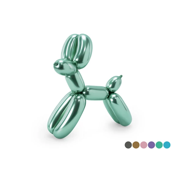 Modellező fényes lufi 130 cm pumpával, mix S/30